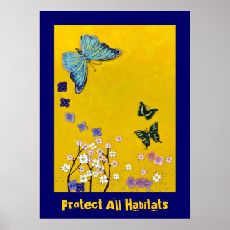 Poster Protéger tous les habitats