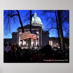 Poster Protestation de Madison pour tuer le Bill