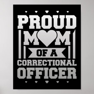 Poster Proud Maman Agent Correction Mince Silver Line