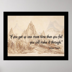 Poster Proverbe chinois vous le ferez