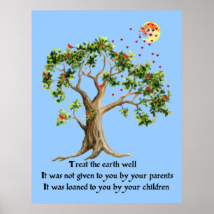 Poster Proverbe de la nature kenyane