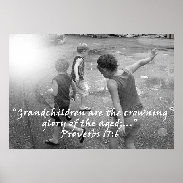 Poster "Proverbes 17:6" par Carter L. Shepard (Devant)