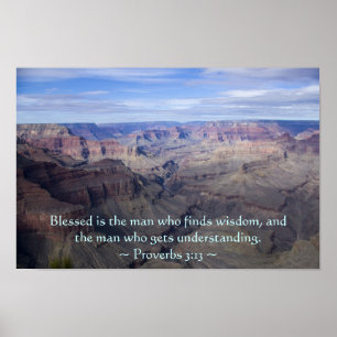 Poster Proverbes 3:13