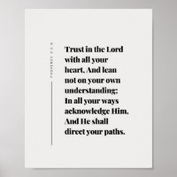 Proverbes 3:5-6 Ayez confiance dans l'Éternel