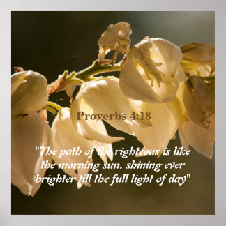 Poster Proverbes 4:18