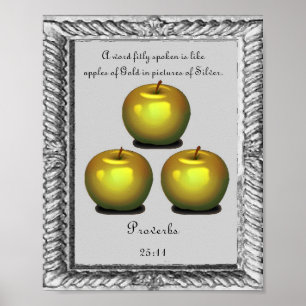 Poster proverbes d'affiches bibliques