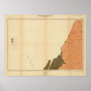 Poster Province de l'île de la Nouvelle-Écosse du Cap-Bre