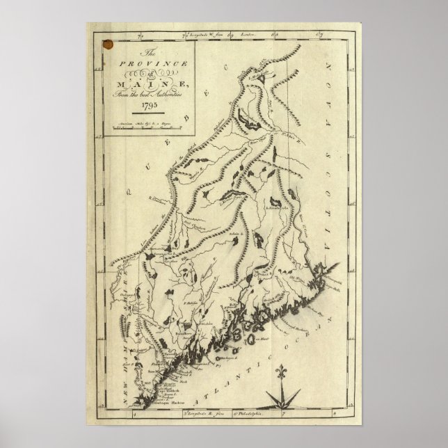 Poster Province du Maine (Devant)