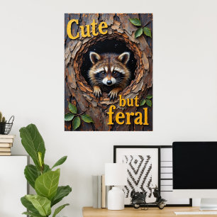 Poster Prowler niché : La perche d'un raton laveur