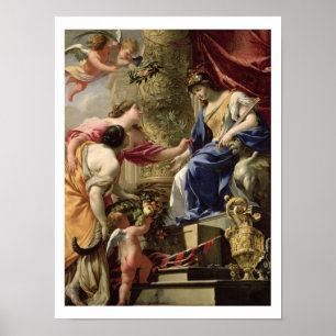 Poster Prudence Leading Peace and Abundance, c.1645