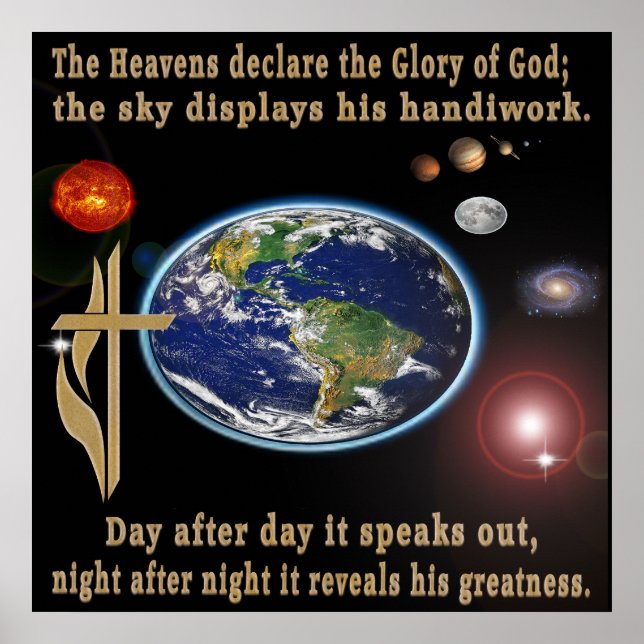 Poster Psalm 19 (Devant)