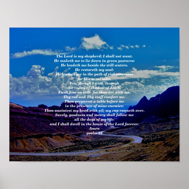 POSTER PSALM 23 (Devant)