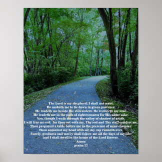POSTER PSALM 23