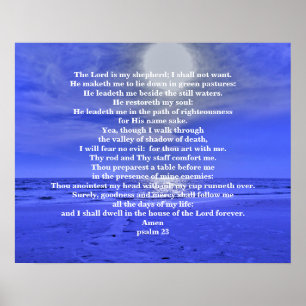 POSTER PSALM 23