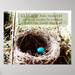 Poster Psaume 104:24