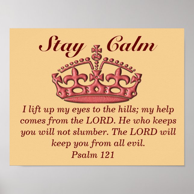 Poster Psaume 121 - Art print (Devant)