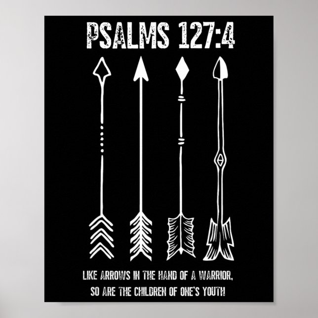 Poster Psaume 127 ; 4 Fête des mères Christian B (Devant)