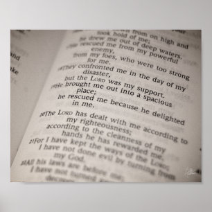 Poster Psaume 18:19 [Imprimer]