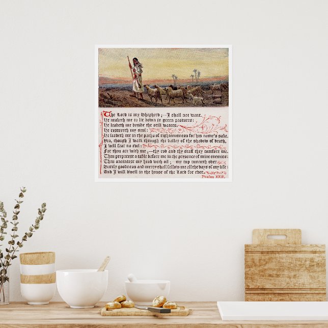 Poster Psaume 23 SQ (Cuisine)