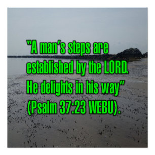 Poster Psaume 37:23 WEBU
