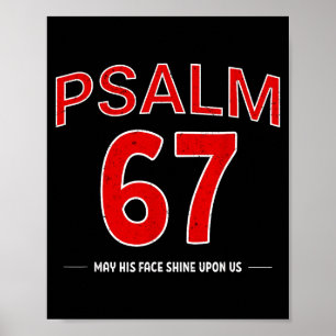 Poster Psaume 67 Que Son Visage Brille Sur Nous Foi Chrét