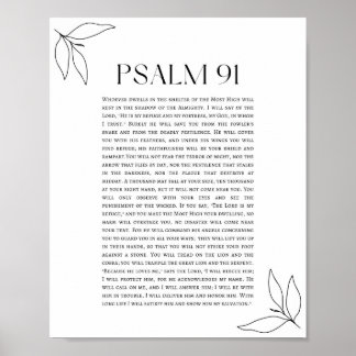 Poster Psaume 91