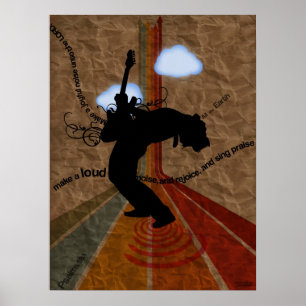 Poster Psaume bruyante 98:4