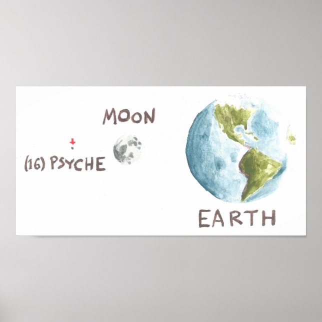 Poster Psyche to Scale (Devant)