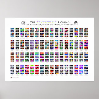 Poster Psychedelic I Ching