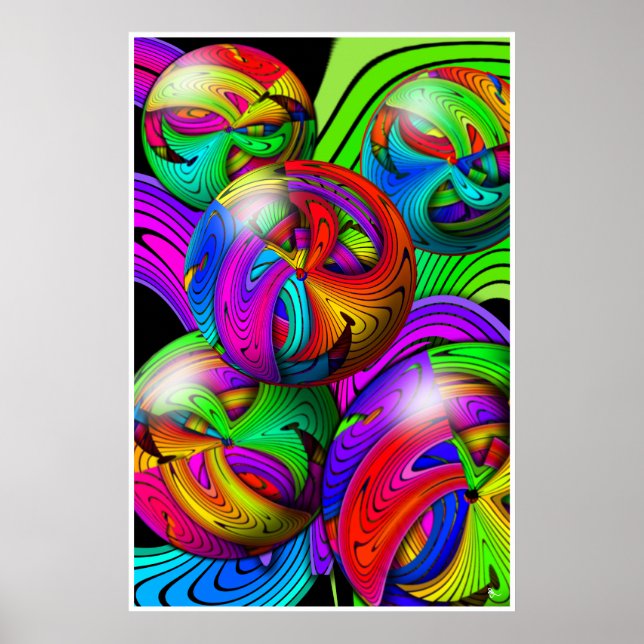 Poster Psychedelic Meltdown (Devant)