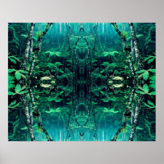 Poster Psychedelic Rainforest