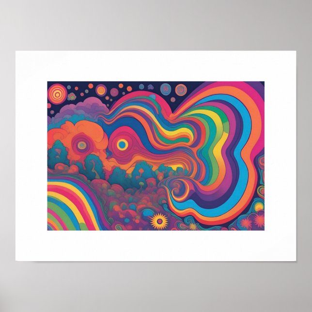 Poster Psychédélique (Devant)