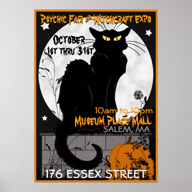 Poster 'Psychic Fair & Witchcraft' (Devant)