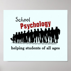 Poster Psychologie scolaire : Aider tous les élèves (affi