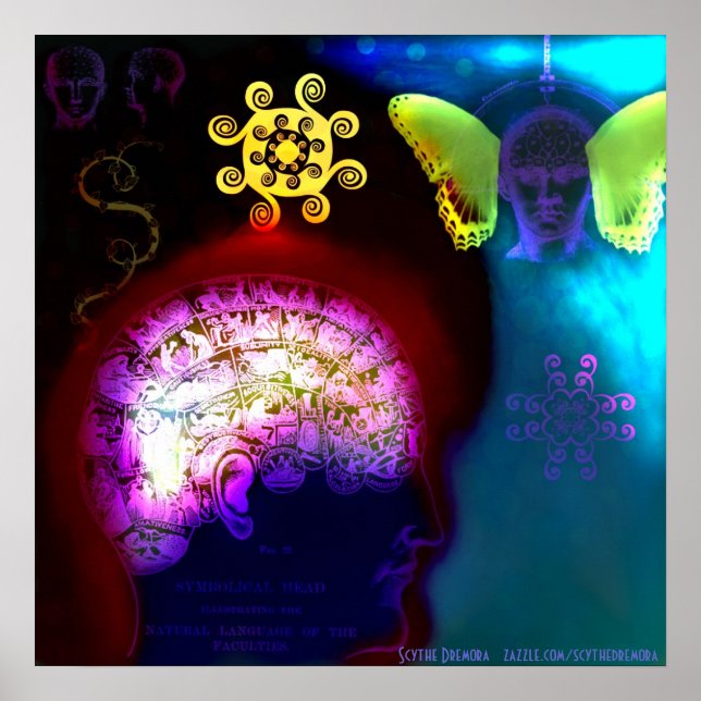 Poster Psychologie vs Spiritualité (Devant)