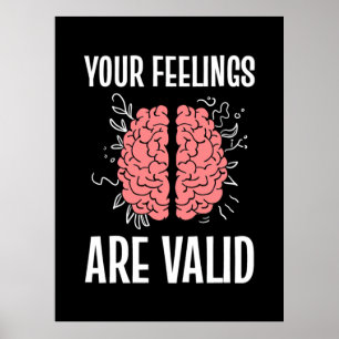 Poster Psychologue Vos Sentiments Sont Valables