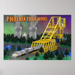 Poster PTW Train Atomique sur Pont
