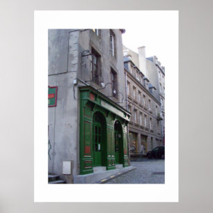 Poster Pub irlandais à St. Malo, France