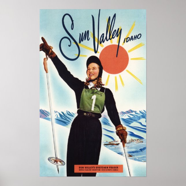 Poster publicitaire de Gretchen Fraser (Devant)