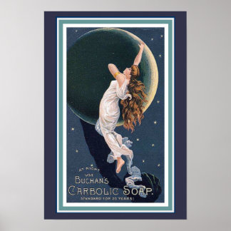 Poster publicitaire de savon carbolique de Buchan