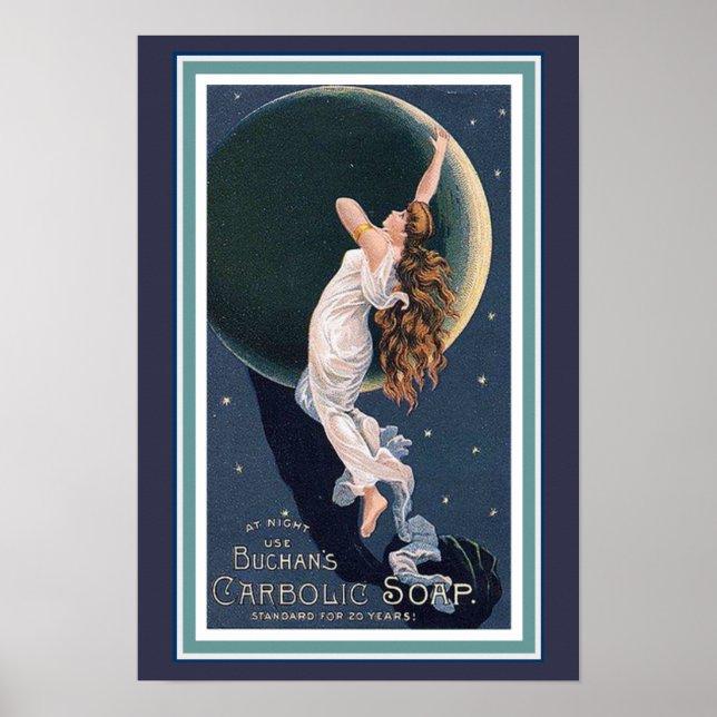 Poster publicitaire de savon carbolique de Buchan  (Devant)