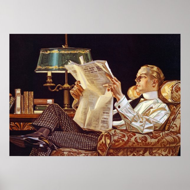 Poster Publicité américaine, chemise Arrow Colars, 1914 (Devant)