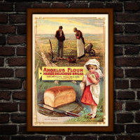 Publicité ancienne pour la farine