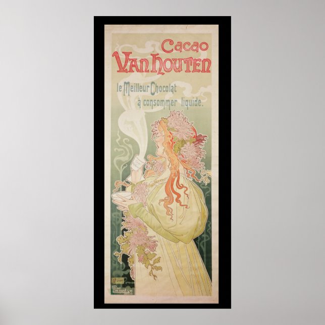 Poster Publicité d'affiche Cacao Van Houten Belgique (Devant)