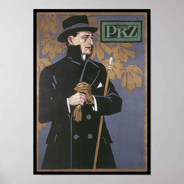 Poster Publicité d'appareillage Vintage PKZ (Devant)