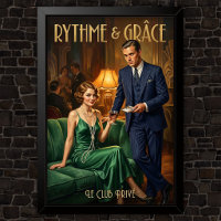 Publicité de mode vintage des années 1920