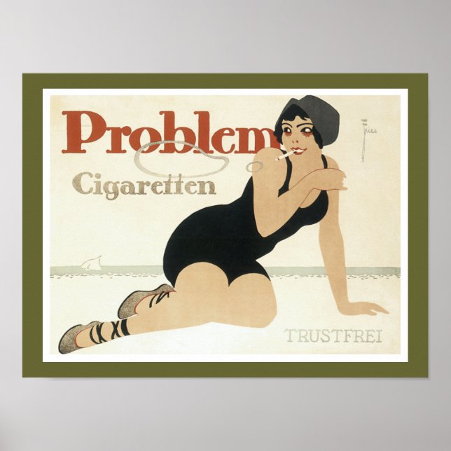 Poster Publicité de Problem Cigaretten (Devant)