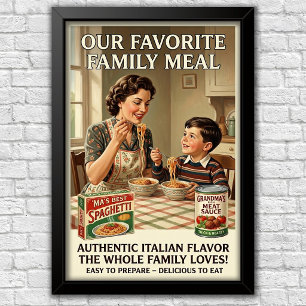 Poster Publicité emblématique des années 1960