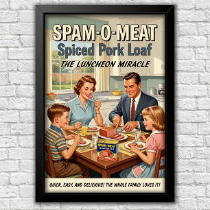 Poster Publicité emblématique des années 1960