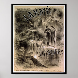 Poster Publicité par affichage 'Lakme